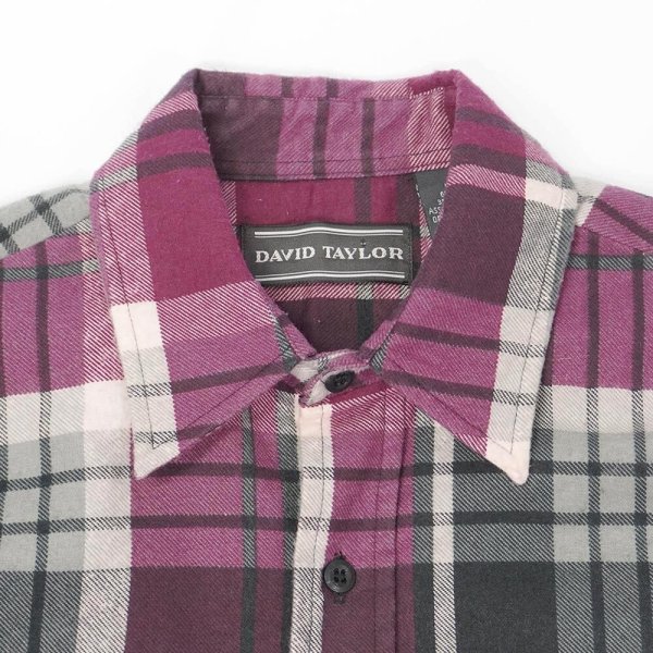 画像3: 90's DAVID TAYLOR プリントネルシャツ "DEADSTOCK" (3)