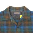 画像3: 50's PENDLETON ボードシャツ "MADE IN USA / Blue Ombre Plaid" (3)