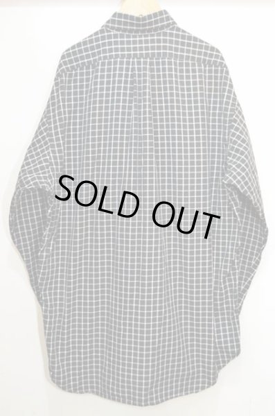 画像2: 90's Ralph Lauren チェック柄 ボタンダウンシャツ “BLACKベース / BLAKE” (2)