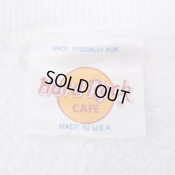 画像2: 90's Hard Rock CAFE ロゴ スウェット "MADE IN USA" (2)