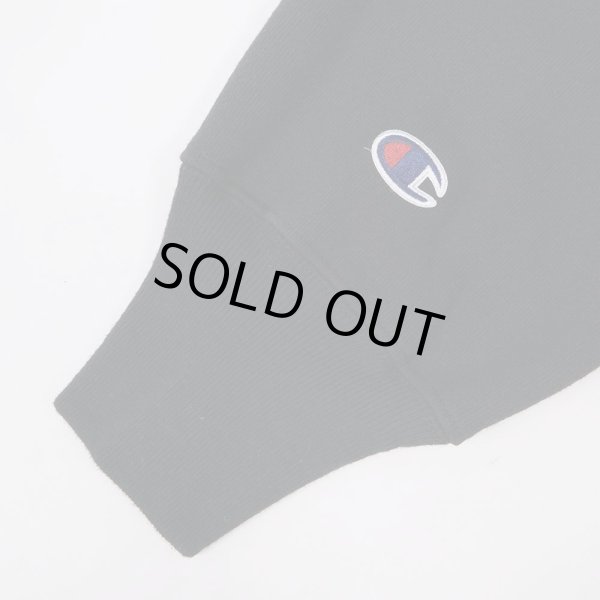 画像5: 00's Champion プレミアムリバースウィーブ スウェット "BLACK" (5)