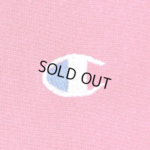 画像3: 90's Champion リバースウィーブ スウェット "目付き / RASPBERRY / MADE IN USA" (3)