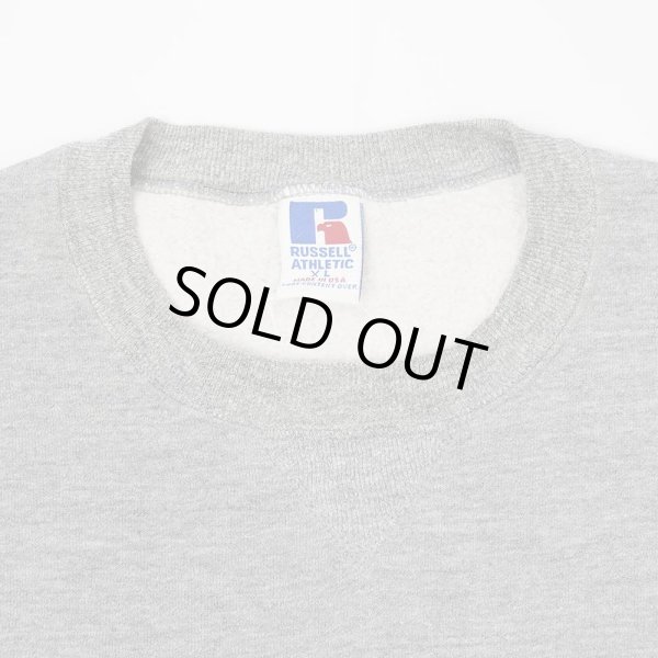画像3: 90's RUSSELL 前V ブランクスウェット "MADE IN USA / Heather Gray" (3)