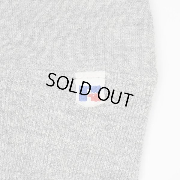 画像4: 90's RUSSELL 前V ブランクスウェット "MADE IN USA / Heather Gray" (4)