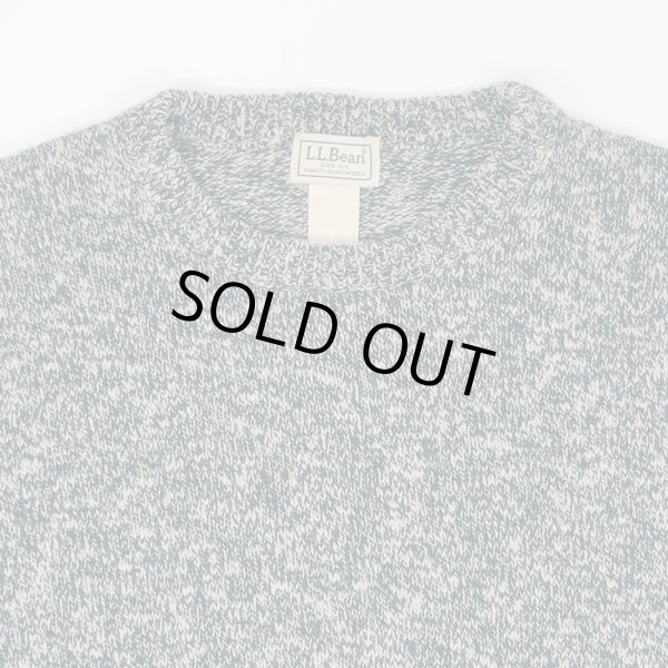 画像3: 00's L.L.Bean MIX編み コットンニット (3)