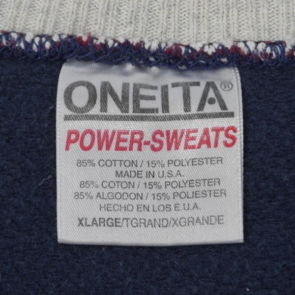 画像2: 90's ONEITA コットンピケ スウェットベスト "MADE IN USA" (2)
