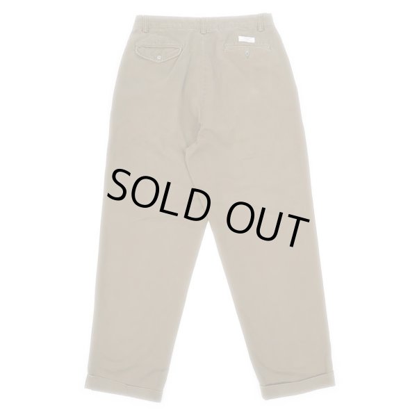 画像2: 90's Polo Ralph Lauren 2タック チノトラウザー "HAMMOND PANT / W33 L30" (2)
