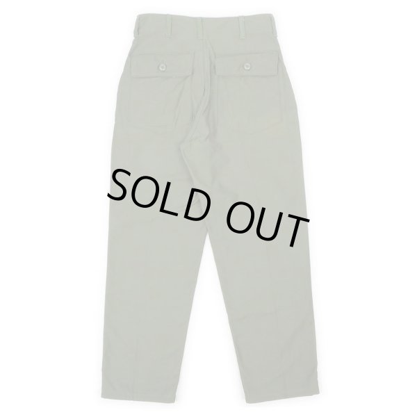 画像2: 70's US.ARMY コットンサテン ベイカーパンツ “2TONE / DEADSTOCK” (2)