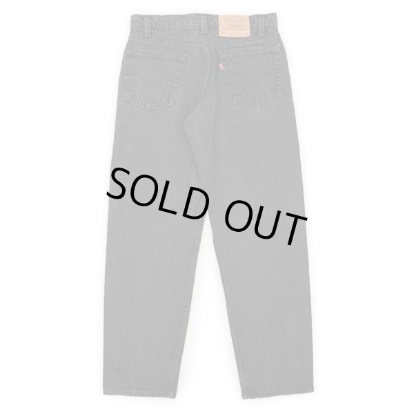 画像2: 90's Levi's 555 ブラックデニムパンツ "MADE IN USA / W31 L30" (2)