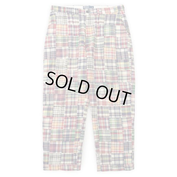 画像1: 00's Polo Ralph Lauren パッチワーク トラウザー (1)