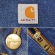 画像4: 00's Carhartt ダブルニー デニムペインターパンツ "W32 L30" (4)