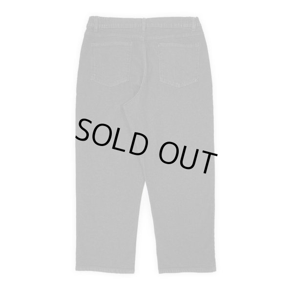 画像2: 00's JOHN BLAIR 先染めブラックデニム イージーパンツ (2)