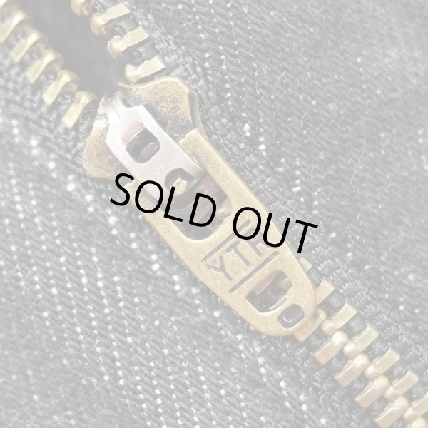 画像4: 00's JOHN BLAIR 先染めブラックデニム イージーパンツ (4)