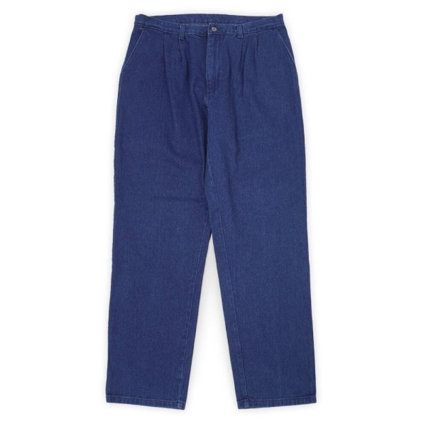 画像1: 00's Wrangler 2タック デニムトラウザー “W34 L32” (1)