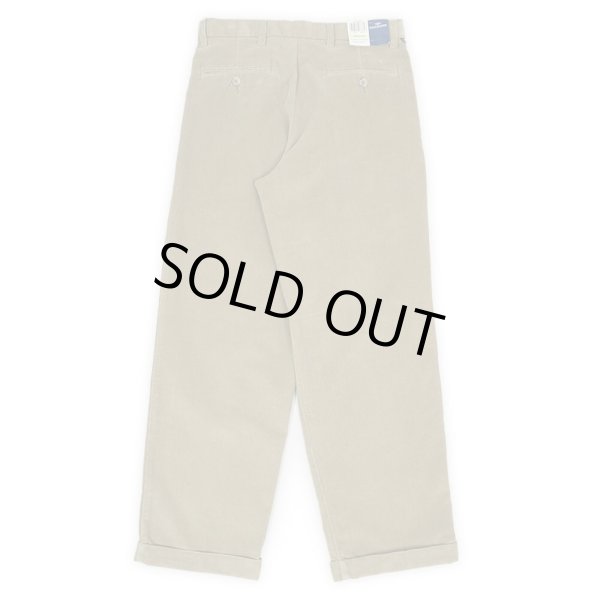 画像2: 00's DOCKERS 2タック コーデュロイトラウザー "DEADSTOCK / BEIGE" (2)