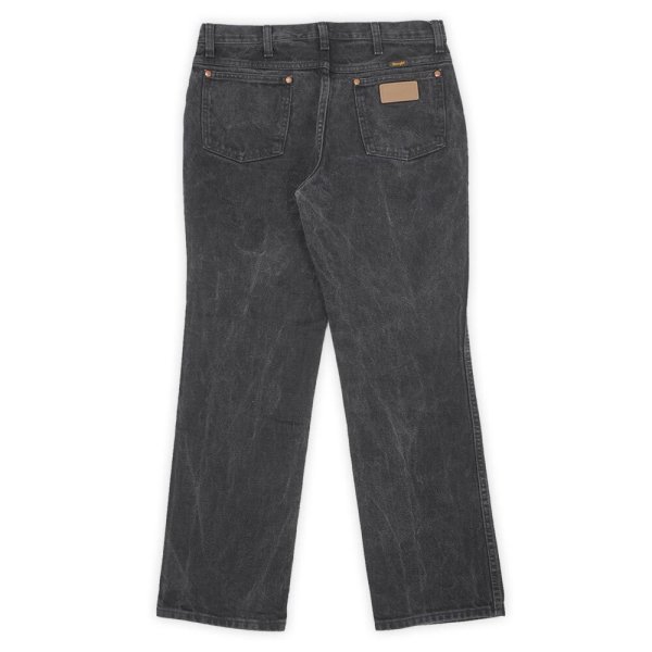 画像2: 00's Wrangler 936WBK ブラックデニムパンツ “W33 L30” (2)
