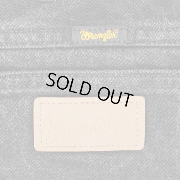 画像4: 00's Wrangler 936WBK ブラックデニムパンツ “W33 L30” (4)