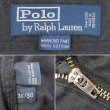 画像3: 90's Polo Ralph Lauren 2タック チノトラウザー "HAMOND PANT / FADE BLACK / W36 L30" (3)
