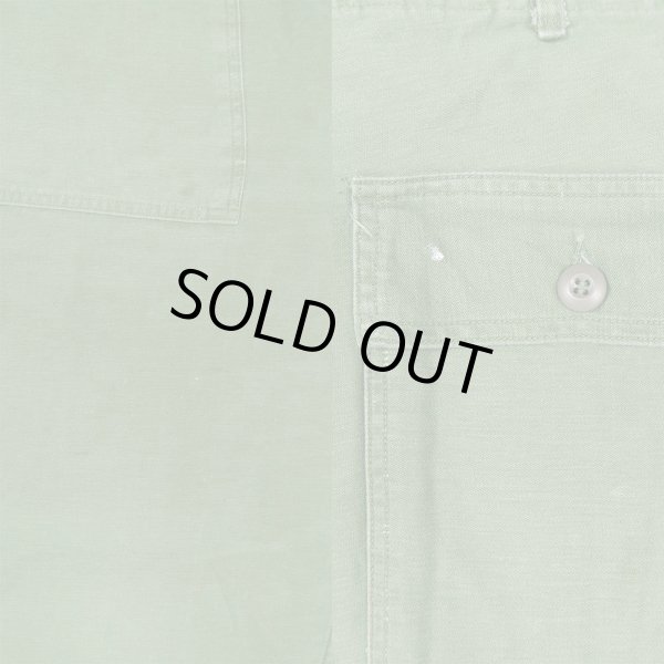 画像4: 60's US.ARMY コットンサテン ベイカーパンツ “34×33” (4)