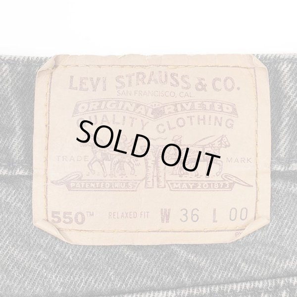 画像3: 90's Levi's 550 ブラックデニムショーツ "MADE IN USA" (3)