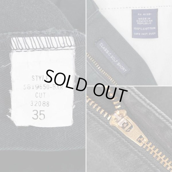 画像4: 90's Polo Ralph Lauren 2タック チノショーツ "POLO GOLF / BLACK" (4)