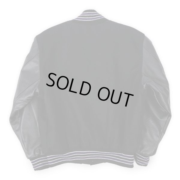 画像2: 00's ELITE SPORTS レザー切り替え スタジャン (2)