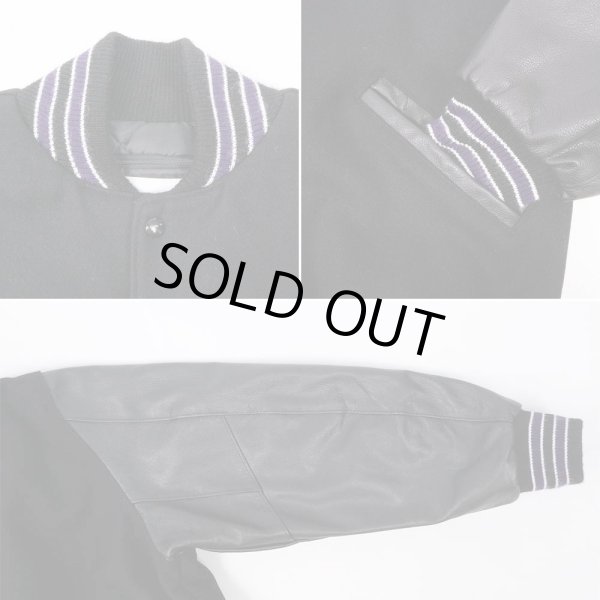 画像4: 00's ELITE SPORTS レザー切り替え スタジャン (4)