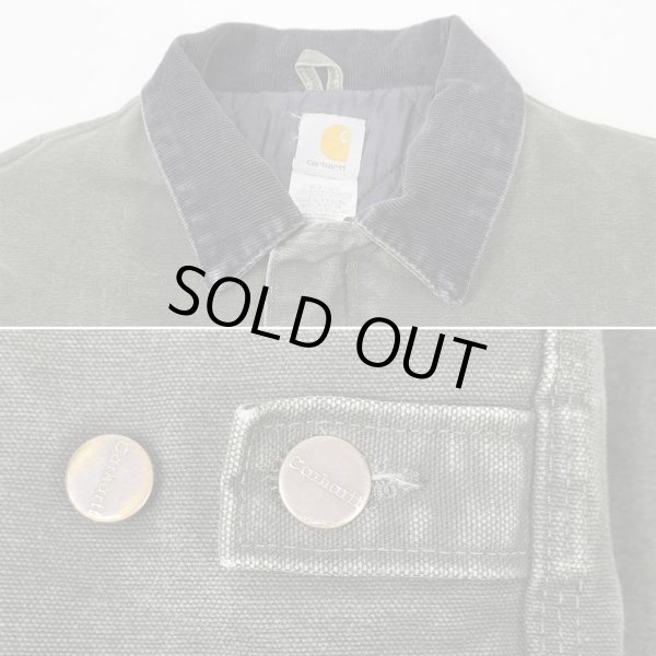 画像4: 00's Carhartt トラディショナルジャケット "MOSS GREEN" (4)