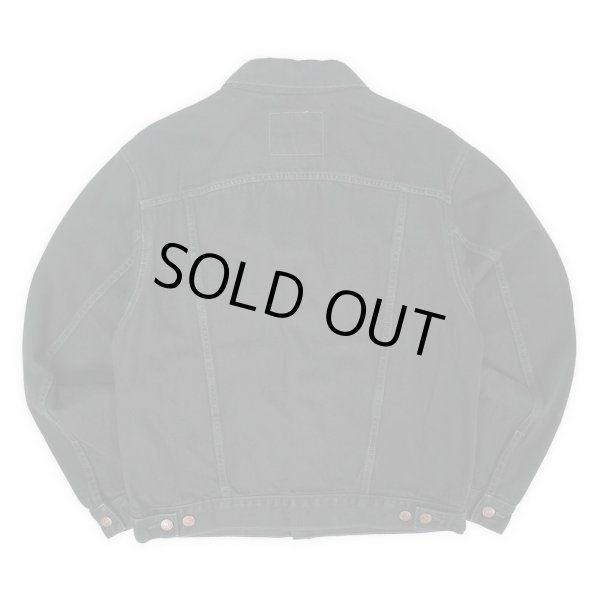 画像2: 00's Levi's 70507 ブラックデニムジャケット (2)