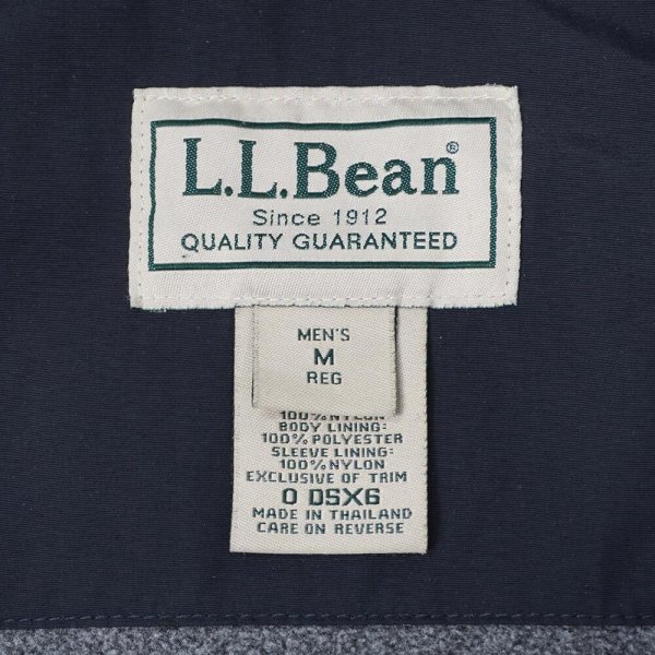 画像2: 00's L.L.Bean フリースライナー ナイロンジャケット “ALL BLACK” (2)