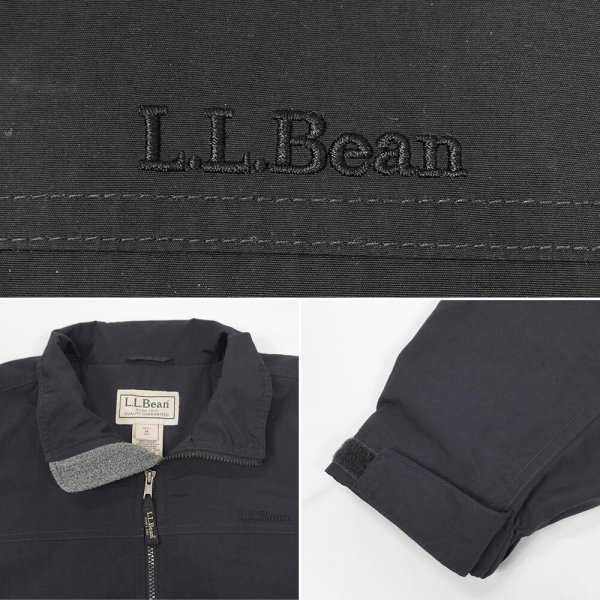 画像3: 00's L.L.Bean フリースライナー ナイロンジャケット “ALL BLACK” (3)