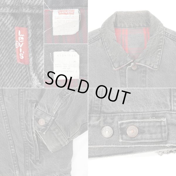 画像3: 80's Levi's 70417-9416 ブラックデニムジャケット "44相当 / MADE IN USA" (3)