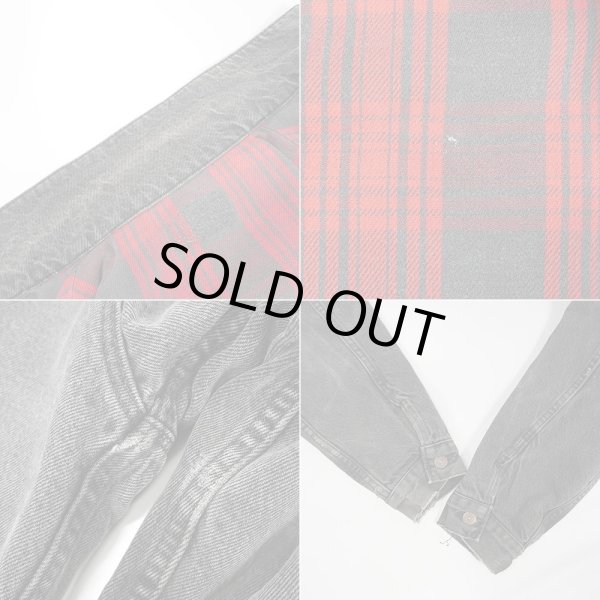 画像4: 80's Levi's 70417-9416 ブラックデニムジャケット "44相当 / MADE IN USA" (4)