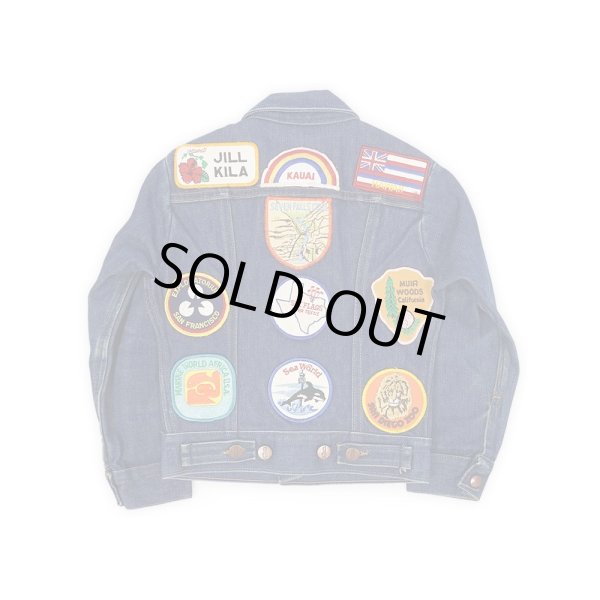 画像2: 80's Wrangler 902BWNR デニムジャケット “MADE IN USA / Patch Custom” (2)
