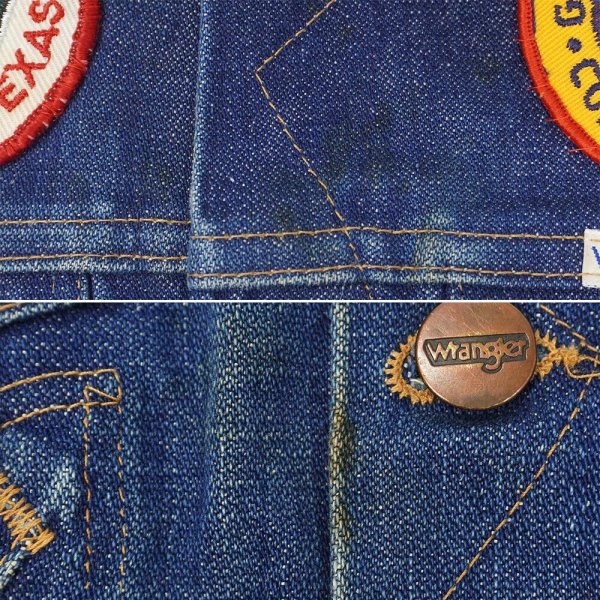 画像5: 80's Wrangler 902BWNR デニムジャケット “MADE IN USA / Patch Custom” (5)