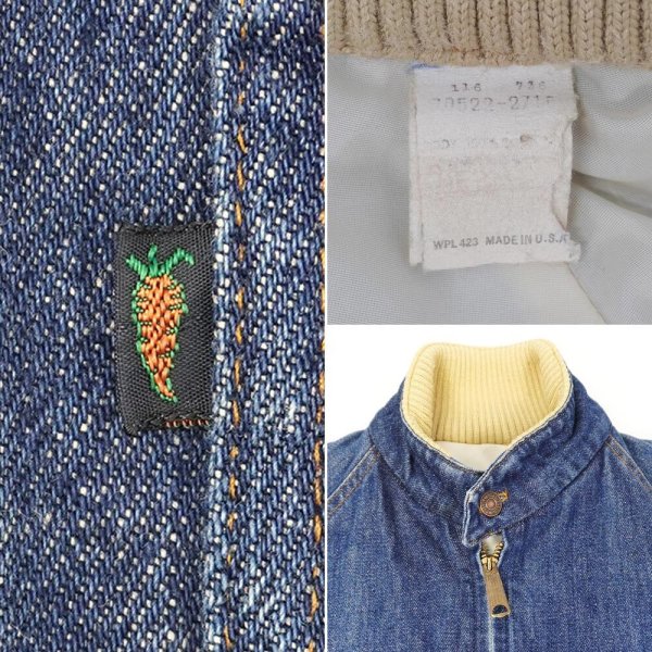 画像2: 70's Levi's Fresh Produce 70522 デニムジャケット "MADE IN USA" (2)