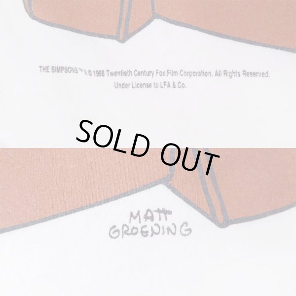 画像3: 90's THE SIMPSONS キャラクタープリント Tシャツ (3)