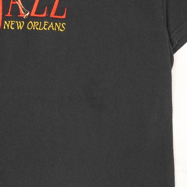 画像3: 00's JAZZ NEW ORLEANS ロゴ刺繍Tシャツ (3)