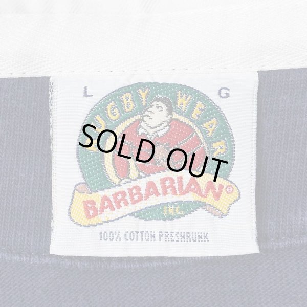 画像2: 90's Barbarian ラガーシャツ (2)