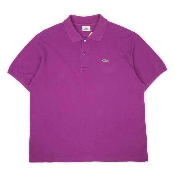 画像1: Late 90's LACOSTE ポロシャツ "PURPLE" (1)