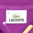画像2: Late 90's LACOSTE ポロシャツ "PURPLE" (2)
