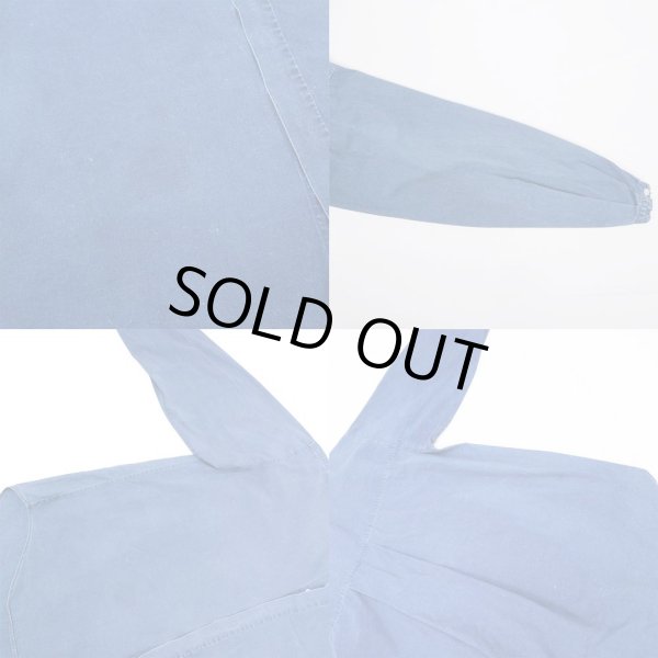 画像4: 90's ESPRIT SPORT インディゴ染め バンドカラーシャツ (4)