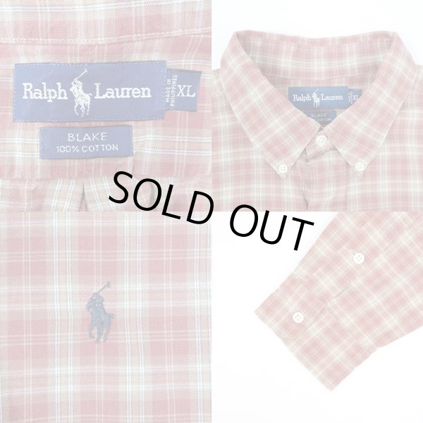 画像3: 90's Polo Ralph Lauren ボタンダウンシャツ "BLAKE" (3)