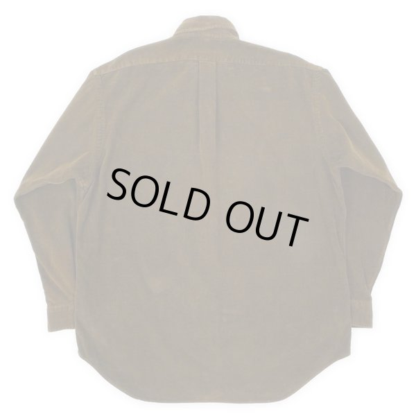 画像2: 90's Polo Ralph Lauren コーデュロイ ボタンダウンシャツ ”BLAKE / BROWN” (2)