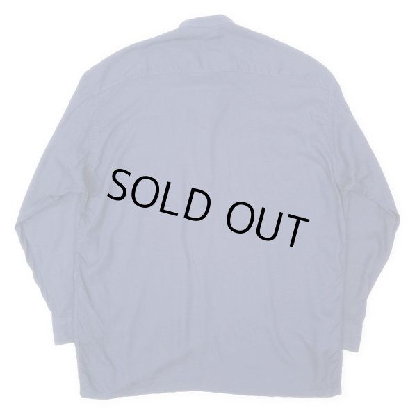 画像2: 90's Pierre cardin レーヨン バンドカラーシャツ (2)