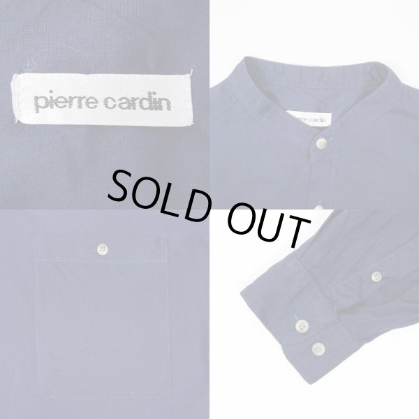 画像3: 90's Pierre cardin レーヨン バンドカラーシャツ (3)