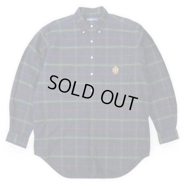 画像1: 90's Polo Ralph Lauren プルオーバー BDシャツ (1)
