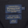 画像2: 00's Pendleton オープンカラー ウールシャツ "BLACK" (2)