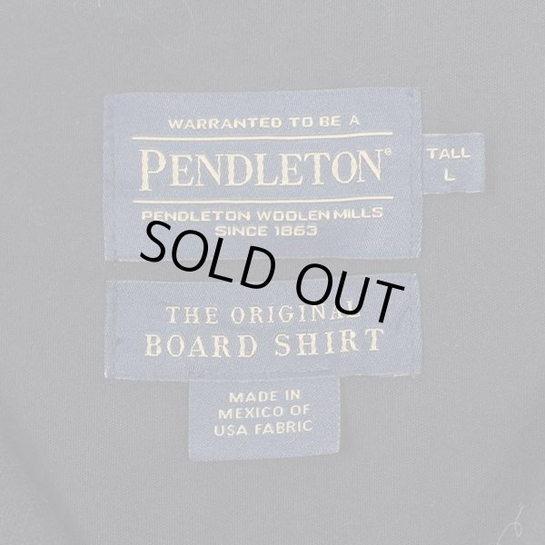 画像2: 00's Pendleton オープンカラー ウールシャツ "BLACK" (2)