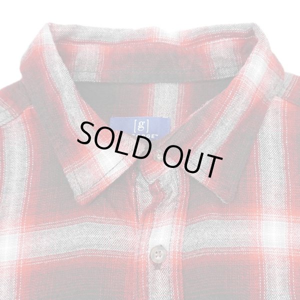 画像3: 00's GEORGE フランネル ボタンダウンシャツ "Ombre Plaid" (3)